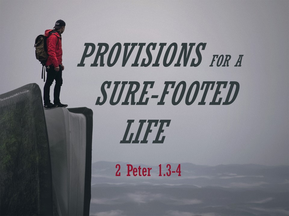 Provisions for a Surefooted Walk (2 Peter 1:3-4)