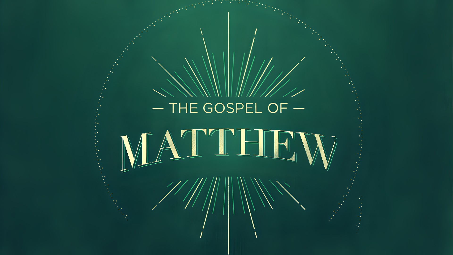 Matthew the Book